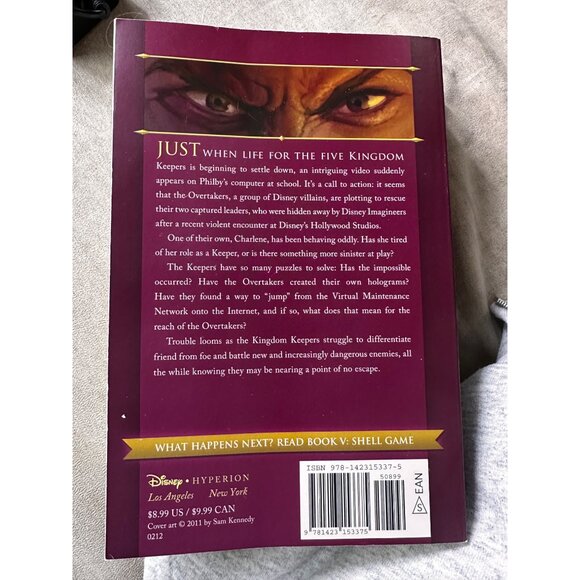 Hyperion Kingdom Keepers Ridley Pearson Books 3-4 Disney in Shadow Power Play - Picture 6 of 10